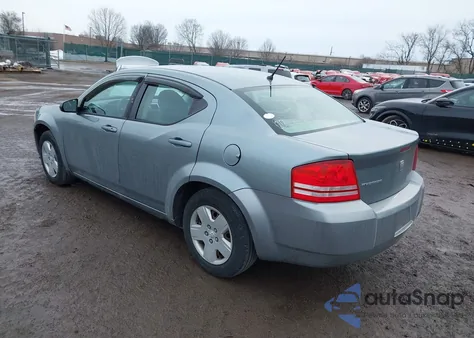 2008 Dodge Avenger Se z USA, uszkodzony, nr VIN 1B3LC46K08N581424